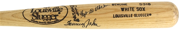 1986-89 Hoyt Wilhelm Tommy John Chicago White Sox Signed Louisville Slugger Professional Model Bat (MEARS LOA/JSA)