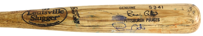 2001-03 Brian Giles Signed Pittsburgh Pirates Louisville Slugger Professional Model Game Used Bat (MEARS LOA/JSA)