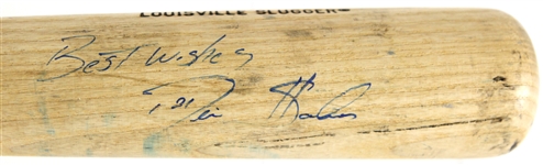 1989 Deion Sanders New York Yankees Signed Louisville Slugger Professional Model Game Used Bat (MEARS A9/JSA) Rookie Season