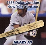 1989 Deion Sanders New York Yankees Signed Louisville Slugger Professional Model Game Used Bat (MEARS A9/JSA) Rookie Season