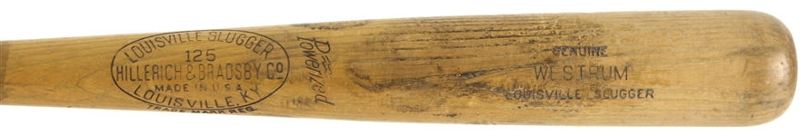 1946-47 Wes Westrum New York Giants H&B Louisville Slugger Professional Model Game Used Bat (MEARS A8 & PSA/DNA GU 8)