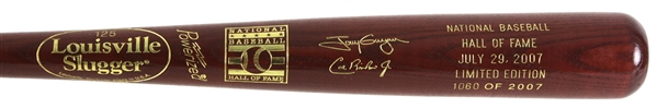 2007 MLB Hall of Fame Induction Class (Tony Gwynn, Cal Ripken Jr.) Louisville Slugger Commemorative Bat 1060/2007