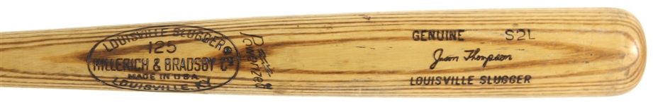 1977-79 Jason Thompson Detroit Tigers H&B Louisville Slugger Professional Model Game Used Bat (MEARS LOA)