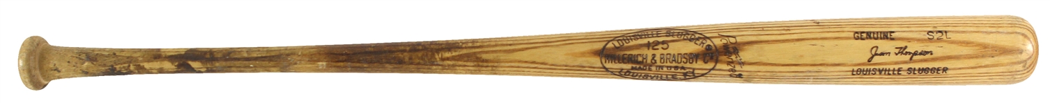 1977-79 Jason Thompson Detroit Tigers H&B Louisville Slugger Professional Model Game Used Bat (MEARS LOA)