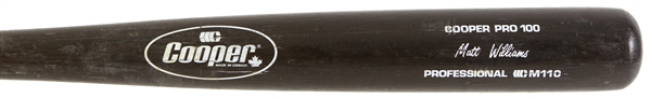 1980s-90s Matt Williams San Francisco Giants Cooper Professional Model Game Used Bat (MEARS LOA)
