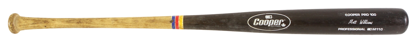1980's-90's Matt Williams San Francisco Giants Cooper Professional Model Game Used Bat (MEARS LOA)