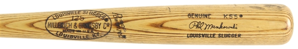 1977-79 Phil Mankowski Detroit Tigers H&B Louisville Slugger Professional Model Game Used Bat (MEARS LOA)