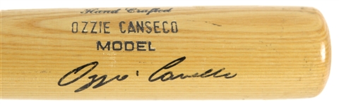1992-93 Ozzie Canseco St. Louis Cardinals Signed Worth Professional Model Bat (MEARS LOA/JSA)