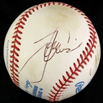 1993-94 Tom Cruise Nicole Kidman Signed OAL Brown Baseball (JSA)
