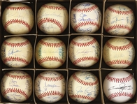 1980's-90' Team Signed Baseball Collection - Lot of 12 (JSA)
