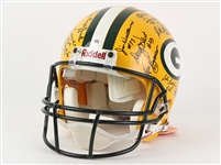 1966 Super Bowl I Champion Green Bay Packers Team Signed Full Size Helmet w/ 30 Signatures Including Bart Starr, Jim Taylor, Forrest Gregg & More (JSA)