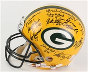 1966 Super Bowl I Champion Green Bay Packers Team Signed Full Size Helmet w/ 30 Signatures Including Bart Starr, Jim Taylor, Forrest Gregg & More (JSA)