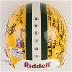 1966 Super Bowl I Champion Green Bay Packers Team Signed Full Size Helmet w/ 30 Signatures Including Bart Starr, Jim Taylor, Forrest Gregg & More (JSA)