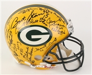1966 Super Bowl I Champion Green Bay Packers Team Signed Full Size Helmet w/ 30 Signatures Including Bart Starr, Jim Taylor, Forrest Gregg & More (JSA)