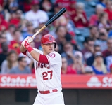 2012 Mike Trout Los Angeles Angels Game Worn Nike Batting Gloves (MEARS LOA) Rookie of the Year Season