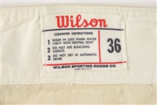 1958-66 Wilson Game Worn Flannel Baseball Uniform Pants (MEARS LOA)