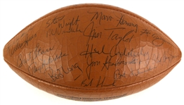 1966 Super Bowl I Champion Green Bay Packers Team Signed Football w/ 33 Signatures Including Bart Starr, Ray Nitschke, Jim Taylor & More (JSA)
