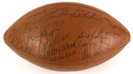1966 Super Bowl I Champion Green Bay Packers Team Signed Football w/ 33 Signatures Including Bart Starr, Ray Nitschke, Jim Taylor & More (JSA)