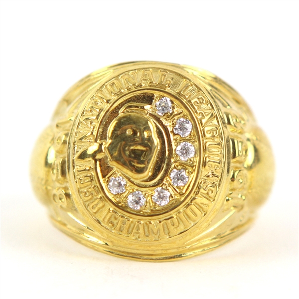 1958 Milwaukee Braves National League Champions Ring (Replica)