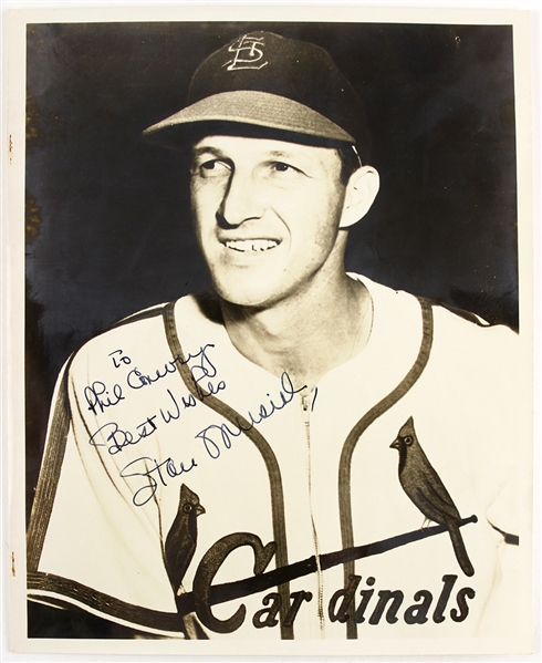 1960s Stan Musial St. Louis Cardinals Signed 8" x 10" Photo (JSA)