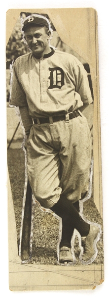 1915 Ty Cobb Detroit Tigers 2.5" x 7.5" Mounted Photo