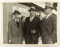 1933 Honus Wagner WW Bensanger George Gibson Pittsburgh Pirates 6.5" x 8.5" Original Photo 