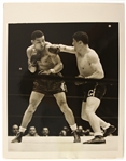 1940 Joe Louis Arturo Godoy Yankee Stadium World Heavyweight Title Fight 7" x 9" Original Photo 
