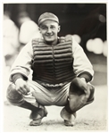 1930s-40s Unidentified Catcher 7.5" x 9.5" Original George Burke Photo