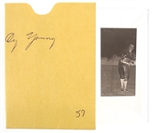 1901-07 Cy Young Boston Red Sox 1.5" x 2.75" Photo Negative