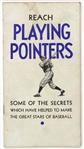 1929-31 Reach Baseball Playing Pointers Booklet