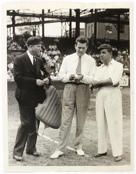 1933 Gene Tunney World Heavyweight Champion Al Jolson 7" x 9" Original Photo