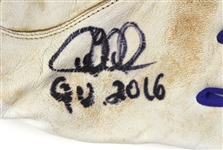 2016 Willson Contreras Chicago Cubs Signed Game Worn Mizuno Batting Gloves (MEARS LOA/JSA)