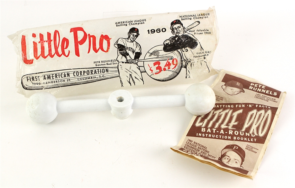 1960 Little Pro Bat-A-Round Device w/ Original Product Bag & Instruction Booklet