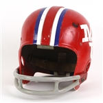 1960s MU Game Worn Riddell Football Helmet w/ 6 Strap Suspension System (MEARS LOA)