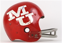 1960's MU Game Worn Riddell Football Helmet w/ 6 Strap Suspension System (MEARS LOA)