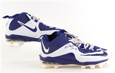2015 Pedro Strop Chicago Cubs Signed Game Worn Nike Cleats (MEARS LOA/JSA)