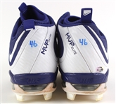 2015 Pedro Strop Chicago Cubs Signed Game Worn Nike Cleats (MEARS LOA/JSA)