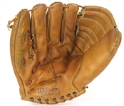 1960s Ron Santo Chicago Cubs Signed Wilson Player Endorsed Store Model Fielders Mitt (JSA)