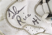 1995-98 Glen Rice Charlotte Hornets Signed Game Worn WB Sports Sneakers (MEARS LOA/JSA)