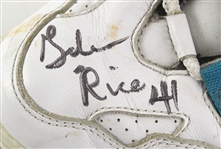 1995-98 Glen Rice Charlotte Hornets Signed Game Worn WB Sports Sneakers (MEARS LOA/JSA)