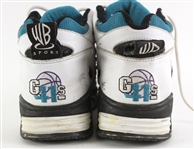 1995-98 Glen Rice Charlotte Hornets Signed Game Worn WB Sports Sneakers (MEARS LOA/JSA)