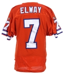 1995 John Elway Denver Broncos Home Jersey (MEARS LOA)
