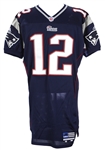 2000 Tom Brady New England Patriots Home Jersey (MEARS LOA) Rookie Season
