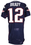 2000 Tom Brady New England Patriots Home Jersey (MEARS LOA) Rookie Season