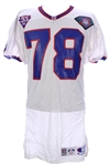 1993-94 Bruce Smith Buffalo Bills Game Worn Road Jersey (MEARS LOA)