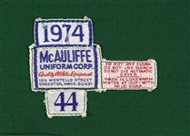 1974 Ray Fosse Oakland Athletics Game Worn Green Alternate Jersey (MEARS A10) World Series Champions Season