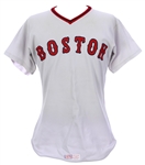 1978 Frank Duffy Boston Red Sox Game Worn Road Jersey (MEARS A10)