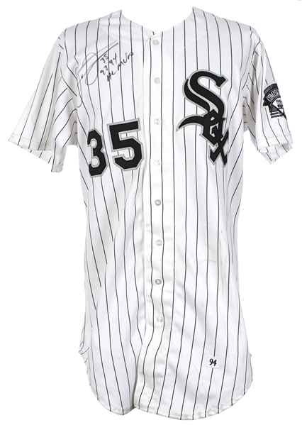 1994 Frank Thomas Chicago White Sox Signed Home Jersey (MEARS LOA/JSA)