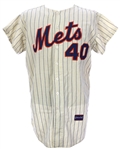 1963-65 Al Moran New York Mets Game Worn Home Jersey (MEARS LOA)