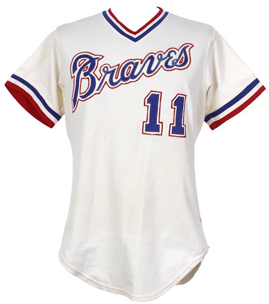 1980 Joe Nolan Atlanta Braves Game Worn Home Jersey (MEARS LOA)